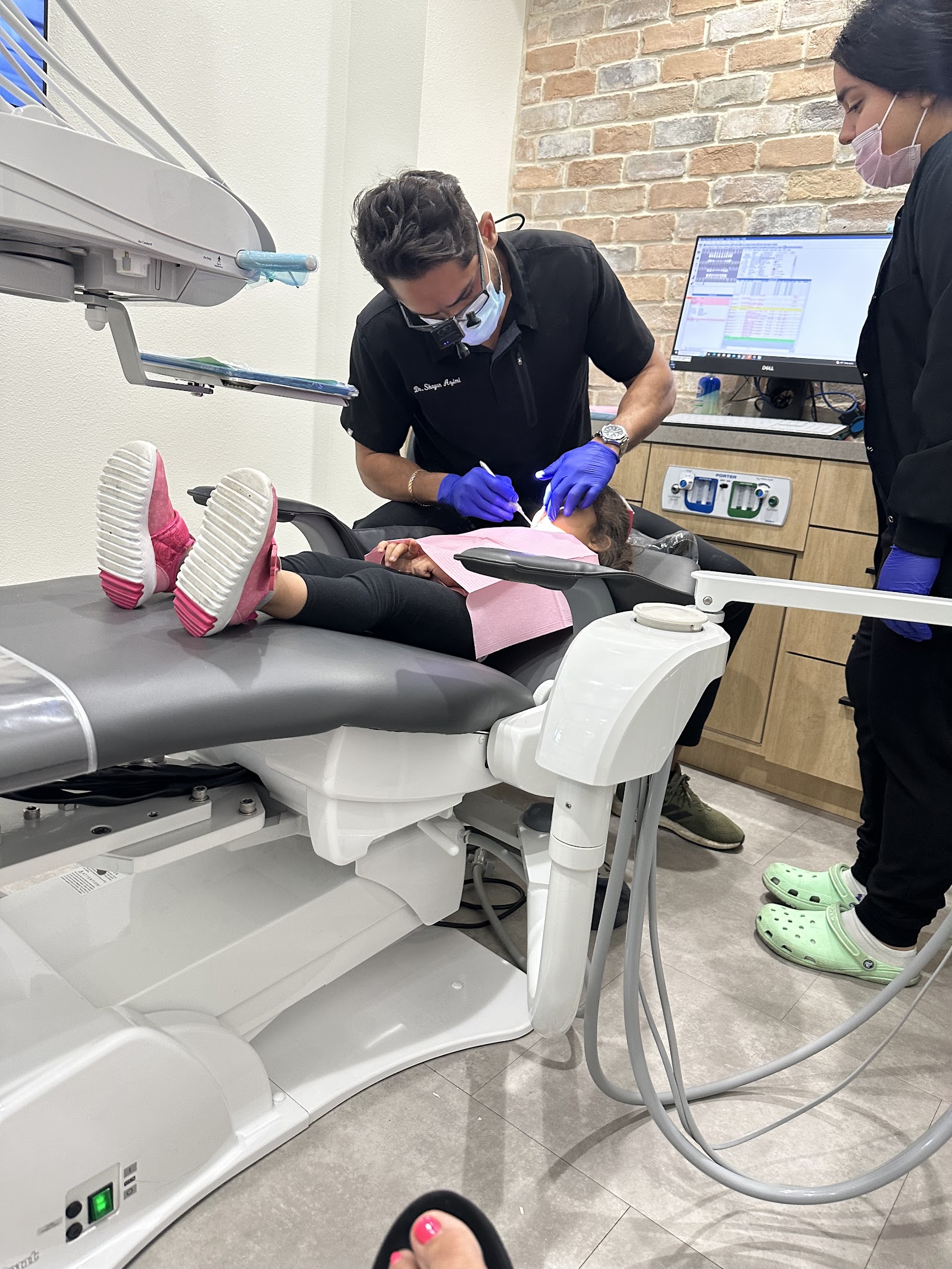 Welcoming dental treatment room